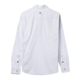 thumbnail image 2 of Ma Croix Mens Long Sleeve Denim Shirt Slim Fit with Pocket, 2 of 4