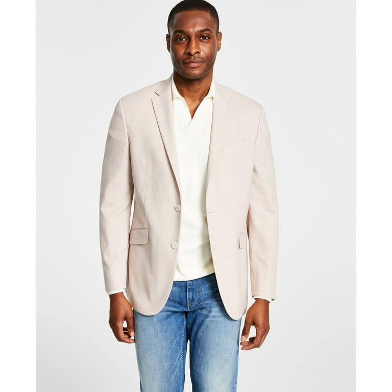 Kenneth Cole Reaction Mens Slim Fit Sport Coat Pink 36S Walmart