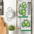 thumbnail image 3 of Shamrock Eucalyptus St. Patrick''s Day Kitchen Towels Dish Towels, 18x26 Inch Seasonal Buffalo Plaid Decoration Hand Towels Set of 2, 3 of 6
