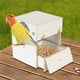 thumbnail image 4 of Caja nido de cría para periquitos, jaula de madera para aviario, cajón, percha, fácil limpieza, adecuada para pinzones, loros, periquitos, jaula para 25x25x30 cm, 4 of 7