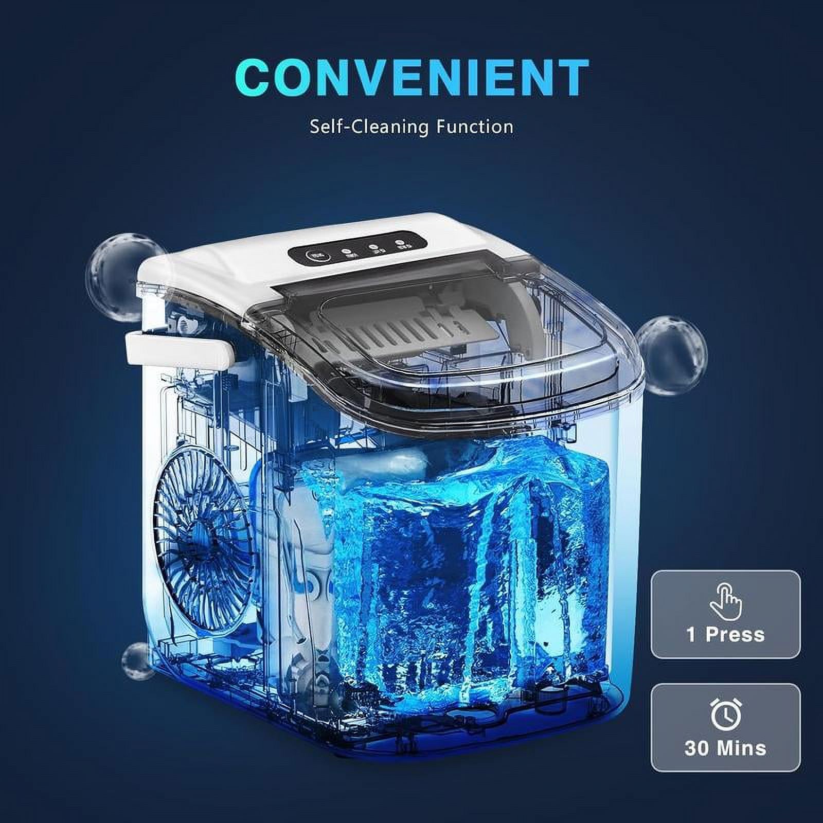 Ice Maker Machine Ice Makers Ice Maker Countertop 9 Cubes Ready in 6-13 ...