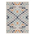 thumbnail image 3 of Unique Loom Aruba Outdoor Collection Area Rug - Bubali (4' x 6' Rectangle Gray/Ivory), 3 of 7