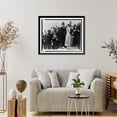 thumbnail image 4 of Historic Framed Print, President and Mrs. Wilson arriving at the Chateau at Versailles for the signing of the Peace Treaty, 17-7/8" x 21-7/8", 4 of 9