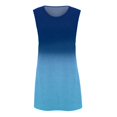thumbnail image 5 of IROINNID Fit&Flare Dress For Women Sleeveless Round Neckline Vest Casual Gradient Dress Strapless Gradient Dress, 5 of 5