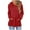 Red, variant on Tunic Hoodies for Women with Kangaroo Pocket Side Split Hem Hooded Sweatshirts Pullover Long Sleeve Fall Tops (XL, Red)