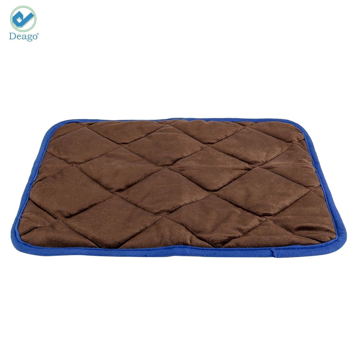Deago Self-Heating Pet Bed, Thermal Mat, Brown Small photo 7