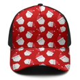 thumbnail image 2 of Christmas Baseball Cap – Stylish Spliced Design Adjustable Trucker Hat with Full Print Front & Brim, Breathable Cotton Blend Snapback for Sports, Travel & Daily Wear, 2 of 3