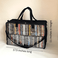 thumbnail image 5 of Evelots CD/DVD Storage Bags/Cases, Clear PVC Plastic-Holds 80 CDs With Cases, Strong Handles-Protects from Dirt/Moisture, 5 of 5