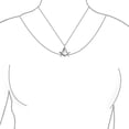 thumbnail image 3 of Masonic Freemason Foldable Compass Pendant Necklace for Women Oxidized .925 Sterling Silver With Chain, 3 of 5