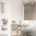 thumbnail image 2 of MOOD Custom Bamboo Shades | RUSTIC | Cordless Designer Natural Woven Wood Roman Shades for Windows | Rustic Oak (Great Privacy) | 59.5"W X 60"H, 2 of 8