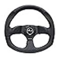 thumbnail image 2 of NRG RST-009R-RS 320 mm Horizontal & 330 mm Vertical Reinforced Steering Wheel, Leather with Red Stitching, 2 of 4