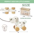 thumbnail image 5 of WoodenEdu Baby Toys Car, juguete de madera para niños pequeños, juguete de desarrollo para niña de 1 año, regalo de cumpleaños (perro), 5 of 5