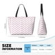 thumbnail image 4 of Fotbe Pink Paw Bolsa de Viaje para Playa - Resistente al Agua, Bolsa Tote de Gran Capacidad y Ligera con 7 Bolsillos para Mujeres y Hombres, 4 of 7