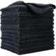 thumbnail image 1 of Premium Microfiber Cleaning Cloth, 30 X 30 Cm(12 Pack) (black), 1 of 4