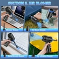 thumbnail image 3 of 20KPA Handheld Vacuum Cleaner Cordless, 4 in 1 Car Vacuum Cleaner & Air Duster with LED Light, Keyboard Portable Mini Hand Held Vacuum Cleaner Rechargeable for Home, Car, Office, Pet Hair, 3 of 9