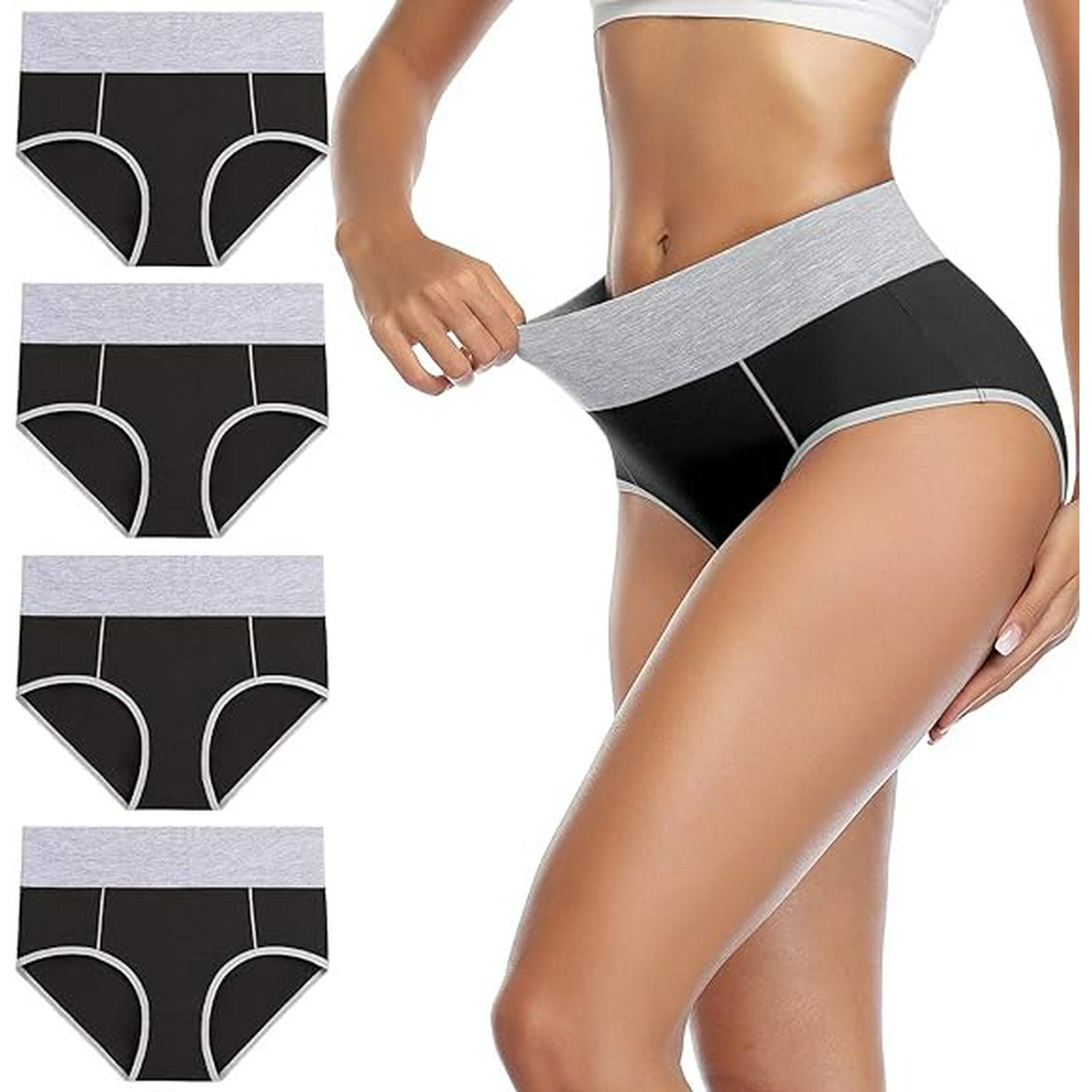 Sous vetements wirarpa Culottes en Coton Taille Haute pour Femmes Culottes de Couverture Complete Culottes Grande Taille Multi Pieces Walmart