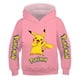 thumbnail image 1 of Sudaderas con capucha de Pokémon Pikachu para niños y niñas, abrigos finos de Pikachu, figura de Anime de dibujos animados, primavera y otoño, 1 of 4
