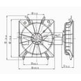 thumbnail image 3 of TYC 600710 Radiator Fan Assembly Replacement for HONDA ACCORD ACURA TL ACURA CL Fits 2000 Honda Accord, 3 of 4