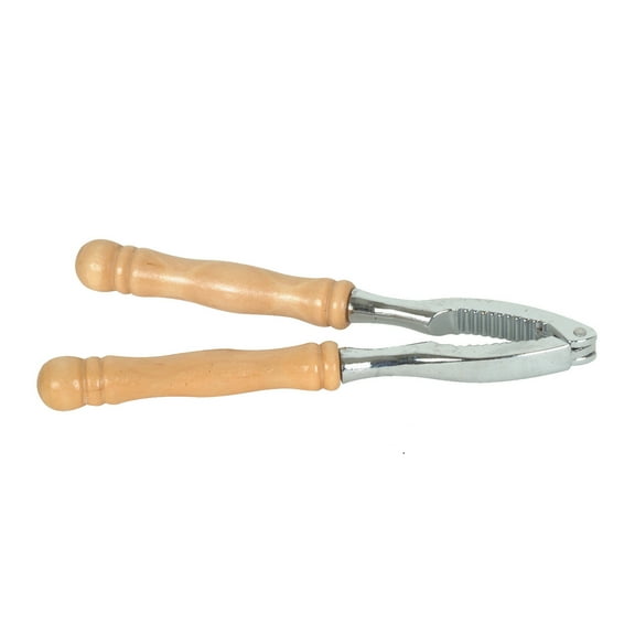 Excellante 6" stainless steel lobster cracker with wood handle, comes in each