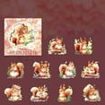 thumbnail image 1 of Scrapbooking Journal Accessories Stickers Theme Animals Stickers PET Scrapbooking Stickers For DIY Scrapbook/ Room Decor, 1 of 8