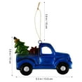 thumbnail image 2 of Uonlytech 1Pack Vintage Car Christmas Ornament Blue Decoration for Christmas Party, 2 of 7