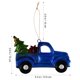 thumbnail image 2 of unbranded 1Pc Eco Friendly Blue Iron Sheet Car Pendant for Christmas Tree and Home Decor, 2 of 6