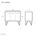 thumbnail image 3 of Annecy 48 Glossy White Bathroom Vanity Cabinet Only (SM-BV214), 3 of 3