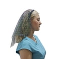 thumbnail image 2 of Mceream Womens Wedding Church Pray Scarf Lace Shawl with Lace Short Cape Hooded Shawl Lightweight Wedding Shawls and Wrap for Bride Elegant Veil Scarves Lightweight Silk Scarf, 2 of 3