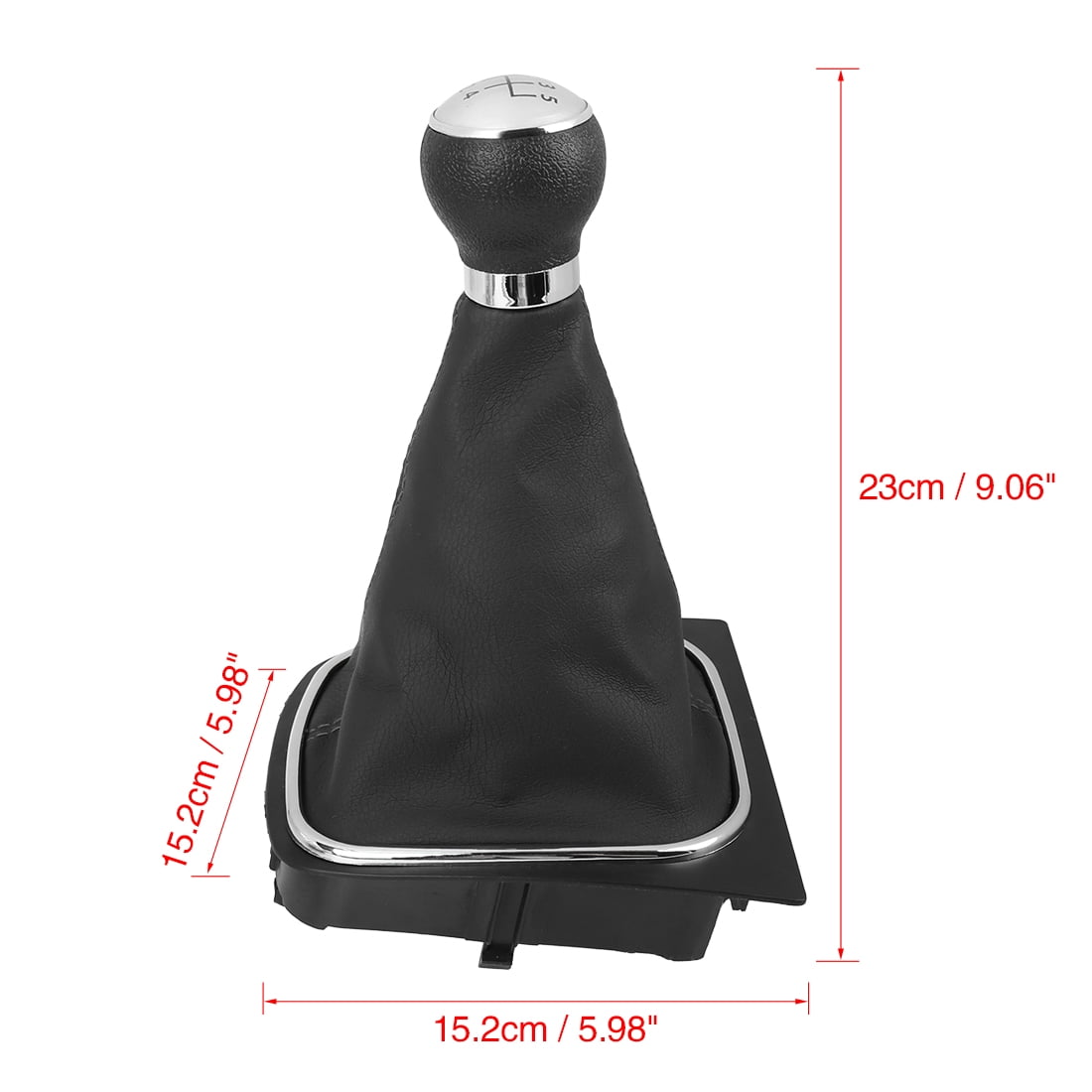 5 Speed Gear Stick Shift Knob Gaiter Boot Cover for VW Golf 6 MK5 MK6