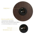 thumbnail image 3 of 12”MDF Wall Clock - Rose, 3 of 11