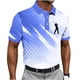 thumbnail image 2 of Blusa y camisa de manga corta con cuello vuelto para hombre, blusa informal con botones y estampado geométrico, blusa de manga corta con cuello vuelto para hombre, 2 of 5