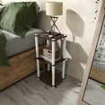 thumbnail image 3 of Furniture of America Brooks Adult Open Display Shelf Bookcase, 3-Tier 15-inch Shelves, Espresso, 3 of 14