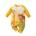 thumbnail image 2 of ATAIKU Baby Boys Long Sleeve Outfits Infant Cotton Romper Cute Animals Jumpsuit Newborn Baby Boy One Piece Coverall Spring 0-18M, 2 of 8