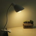 thumbnail image 4 of Mesa LED Base de luz Cuello de cisne Luz Plástico Blanco - 25,3 x 18,4 x 10,1 cm JAMW Sencillez, 4 of 5