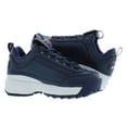 thumbnail image 3 of Fila Disruptor Ii Premium Boys Shoes Size 12, Color: Navy/White, 3 of 5