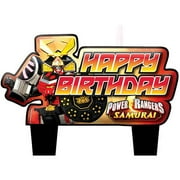 Power Rangers Samurai Molded Cake Candle Set (4pc)