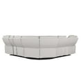 thumbnail image 5 of Fortuner Modern recliner sectional made with wood & Faux Leather in Beige, 5 of 7