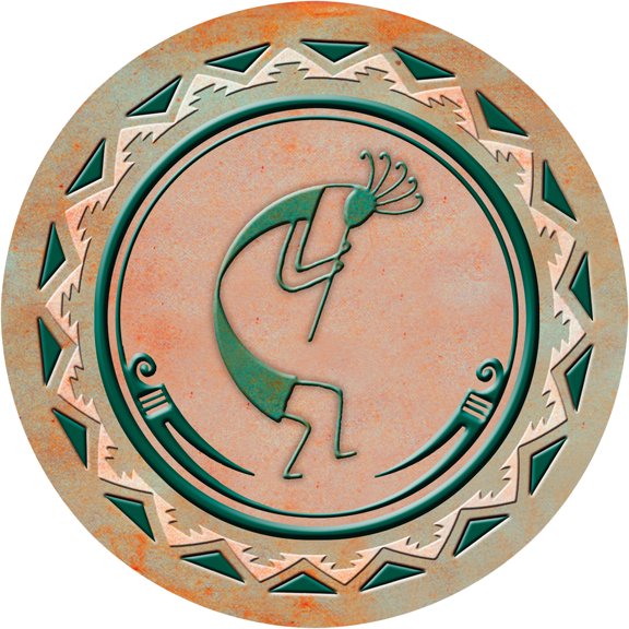 Thirstystone Occasions Drink Coasters, The Flute Player