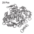 thumbnail image 3 of Unique Bargains 41LBS Roulement à Billes en Acier Inoxydable Pivotant pour Pêche en Eau Salée et Douce, Argent 25 Pack, 3 of 4