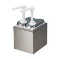 thumbnail image 1 of Condiment Pump Bottle 1.4L Condiment Pump Dispenser for Kitchen Dinning Room Double head, 1 of 7