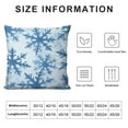 thumbnail image 5 of Nawypu  Merry Christmas Decorative Pillow Covers,Blue Snow Winter with Snowflakes Falling White Crystal Double Sided Throw Pillow Covers Sofa Cushion Cover, 5 of 5