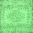 thumbnail image 1 of Ahgly Company Indoor Square Persian Emerald Green Traditional Area Rugs, 5' Square, 1 of 4