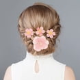 thumbnail image 2 of 7 pinzas para el cabello con forma de flor pequeña, accesorios para el cabello de mujer, pinza para el cabello con forma de flor para trenzas, 2 of 7
