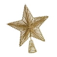 thumbnail image 4 of Adorno para copa de árbol de Navidad, adorno para copa de árbol de Navidad, adorno festivo con purpurina decorativa 25 cm de oro, 4 of 9