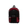 Everest 17" Two-Tone Backpack w/ Mesh Pockets, Burgundy All Ages, Unisex 3045SH-BURG/BK, Carrier and Shoulder Book Bag for School, Work, Sports, and Travel