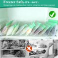 thumbnail image 4 of CABEN-12 Pack Reusable Snack Bags, Silicone Snack Bags Reusable Storage, Leakproof Snack Storage Bags Containers for Travel Picnic, Work, Home Use, 4 of 4