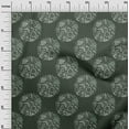 thumbnail image 3 of oneOone Cotton Poplin Twill Dark Green Fabric Asian Batik Floral Sewing Fabric By The Yard Printed Diy Clothing Sewing Supplies 56 Inch Wide, 3 of 4