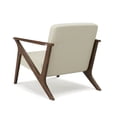 thumbnail image 5 of Glenwillow Home 30" Wide Grove MCM Wood Frame Upholstered Accent Chair in Beige, 5 of 6