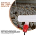 thumbnail image 3 of Chicken Nipples Tee Fittings - Fully Automatic Poultry Waterers Kit Water Drinker 10 Pack, 3 of 9