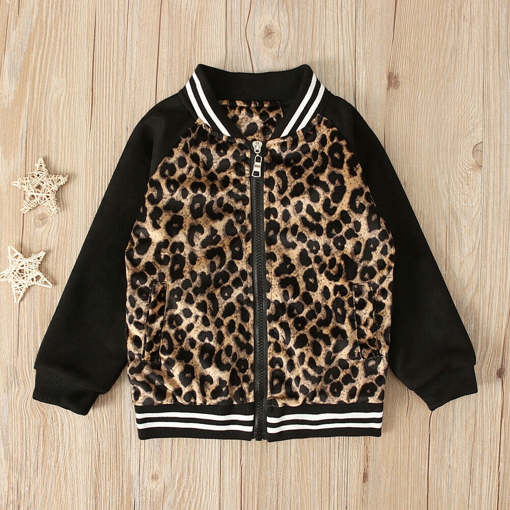 leopard print baby coat